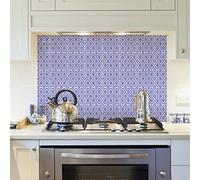Ambiance Sticker Vinilos Autoadhesivos, Decoración de Paredes, Adhesivos de Azulejos para Baño y Cocina Baldosas de Cemento Oriental Nakhal - 24 Vinilo Azulejos de 15 x 15 cm