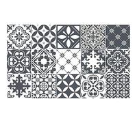 Ambiance Sticker Vinilos Autoadhesivos, Decoración de Paredes, Adhesivos de Azulejos para Baño y Cocina Nuance de Gris Tendance - 15 Vinilo Azulejos de 10 x 10 cm