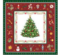 Ambiente, paquete de 20 servilletas de papel decoradas 33x33cm con estampado de navideño. Navidad