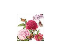 Ambiente SERVILLETAS 33x33cm 20 UD PEONIAS Blanco