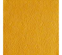 Ambiente Servilletas de papel 33 x 33 cm, 3 capas, 15 unidades con adornos en relieve, de alta calidad y sostenibles, servilletas de papel desechables para bodas, cenas, gastronomía, fiestas, color