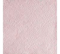 Ambiente - Servilletas de papel para cenar o fiestas, aprox. 33 x 33 cm, diseño de perlas de color rosa