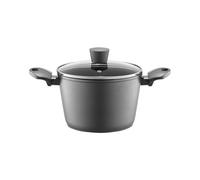 AMBITION Olla alta con revestimiento cerámico de 20 cm Verso 3,6 L de aluminio para inducción y todo tipo de fuegos, asas suaves al tacto