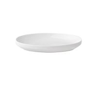 AMBITION Plato de servir blanco ovalado 26,5 x 17,5 cm, porcelana para servir frutas, ensaladas, postres, lavavajillas y microondas, 1 unidad