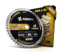 Amboss Werkzeuge - Hoja de sierra circular (300 x 30 mm, dientes alternos Z48, para madera, 300 mm, compatible con Dewalt 1370 Scheppach KSE300 (Export), TKU, TS4000, etc.