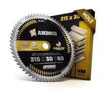 AMBOSS WERKZEUGE® - Hoja de sierra circular (315 x 30 mm, dientes alternos Z60, para madera, 315 mm, compatible con Atika HT 315 Holzmann TS315VF.FKS315 Holzkraft SC 2 Einhell TS 315 Zipper ZI-TKS315,