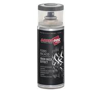 AMBRO-SOL - Esmalte hierro micaceo negro grafito 400 ml (V400MIC.5) Efecto forja - Hierro Micaceo