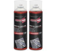 Ambro-Sol, Galvanizado, Zinc 98% Lamelar, Color Gris Semi Claro - Aluminio, Spray 500ml (Paquete de 2)