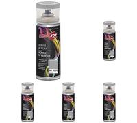 Ambro-Sol - Pintura acrílica en spray, color Aluminio, RAL 9006, resultado profesional en múltiples superficies, exteriores e interiores, 400 ml (Paquete de 5)