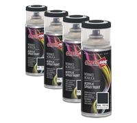 Ambro-Sol - Pintura acrílica en spray, color Gris Antracita Mate, RAL 7016, resultado profesional en múltiples superficies, exteriores e interiores, 400 ml, El embalaje puede variar (Paquete de 4)