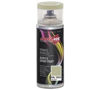 AMBRO-SOL - Pintura acrílica en spray, color Gris Grava, RAL 7032, resultado profesional en múltiples superficies, exteriores e interiores, 400 ml, El embalaje puede variar