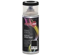 AMBRO-SOL - Pintura acrílica en spray, color Marron Oscuro, RAL 8022, resultado profesional en múltiples superficies, exteriores e interiores, 400 ml