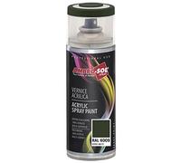 AMBRO-SOL - Pintura acrílica en spray, color Verde Abeto, RAL 6009, resultado profesional en múltiples superficies, exteriores e interiores, 400 ml
