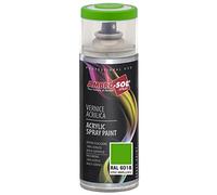AMBRO-SOL - Pintura acrílica en spray, color Verde amarillento, RAL 6018, resultado profesional en múltiples superficies, exteriores e interiores, 400 ml