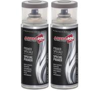 AMBRO-SOL, Pintura Imprimación Carrocería, Color Gris, Spray 400 ml (Paquete de 2)