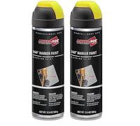Ambro-Sol V403FLUO - Marcador de obra (500 ml) color amarillo (Paquete de 2)