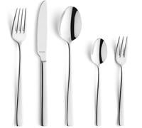 Amefa 1316 Fresh - Cubertería para 12 personas, 60 piezas, acero inoxidable, apto para lavavajillas, cubiertos de comedor, cubiertos