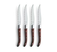Amefa 4 Cuchillos para parrilla Royal Steak Marrón en caja de madera