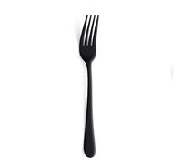 Amefa 7437660 - Caja de 12 Tenedores de Mesa Austin de Acero Inoxidable Negro