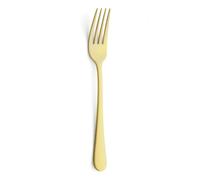Amefa 7437670 - Caja de 12 Tenedores de Mesa Austin de Acero Inoxidable Dorado