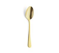 AMEFA AUSTIN DORADO - Set 12 Cucharas Postre Acero Inoxidable | 18,5 cm | Color Dorado | Apto Lavavajillas