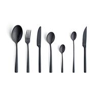 Amefa 9035ATAY02E29 - Estuche regalo (42 piezas) | Acero inoxidable recubierto de PVD, cuchillos, tenedores, cucharas y cucharillas, juego de cutería - negro