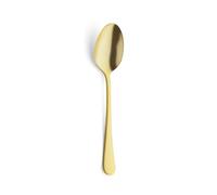 AMEFA AUSTIN DORADO Caja 12 Cuchara Postre Acero Inox 18,5CM-2,5MM Oro Mate Fácil de limpiar Larga duración Gold 18.5 CM-2.5 MM