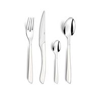 Amefa ECLAT - Cubertería multipiezas, acero inoxidable ABS estireno acrilonitrilo, blanco, Ménagère 32 couverts pour 8 personnes