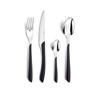 Amefa ECLAT - Cubertería multipiezas, acero inoxidable ABS estireno acrilonitrilo, Negro, Ménagère 32 couverts pour 8 personnes