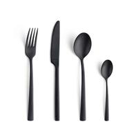 Amefa Juego de cubiertos Manille Vintage 16 piezas Negro