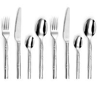 Amefa Karma Cutlery Set, Stainless Steel, Stainless Steel, 13,7 x 7 x 26 cm - 24 piezas (Paquete de 2)