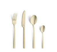 Amefa MANILLE - Cubertería (16 piezas, acero inoxidable 13/0, acero inoxidable 18/0, con cuchillo, tenedor, cuchara y cucharilla)