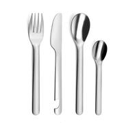 AMEFA Mobil'Pocket Cubiertos Para Llevar Reutilizables Estuche, 4 pzs, Inox | Juego de 4 cubiertos para comidas para llevar, acero inoxidable 18/0, acabado estándar, apto para lavavajillas