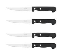 AMEFA PP Set 4 Cuchillos Chuleteros Mango Pp 21CM Acero Brillo Fácil de limpiar Material 100% saludable Steel 21cm