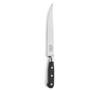 Amefa R07000P092196 Richardson Sheffield V Sabatier Acero Inoxidable y Pulido Extremadamente Afilado Cuchillo de Trinchar, Plateado/Negro