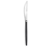 Amefa Set de 12 Cuchillos Mesa Acero Y Pvd Soprano Noir de Acero Inox