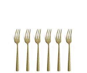 Amefa Tenedores de postre Felicity 15.6 cm 6-pack Champagne