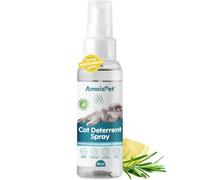 AmeizPet Spray Antiarañazos Gatos, Evita Que Los Gatos Arañen Muebles, Alfombras, Cortinas y Plantas, Ahuyentador de Gatos y Gatitos Exterior e Interior, 50 ml (1.69 Oz)