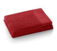 AmeliaHome Amari - Toalla de Ducha (70 x 140 cm, 100% algodón, Absorbente, Color Rojo Oscuro