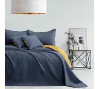 AmeliaHome Colcha (200 x 220 cm), Color Gris y Amarillo