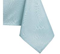 AmeliaHome Mantel con Efecto Loto Resistente al Agua poliéster Azul Gaia 140x320 cm