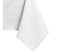 AmeliaHome Mantel con Efecto Loto Resistente al Agua poliéster Blanco Vesta 120x160 cm Ovalado
