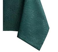 AmeliaHome Mantel con Efecto Loto Resistente al Agua poliéster Verde Gaia 60x60 cm