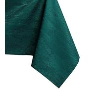 AmeliaHome Mantel con Efecto Loto Resistente al Agua poliéster Verde Vesta 60x60 cm