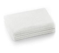 AmeliaHome Toalla de mano blanca 50 x 100 cm, 100% algodón, calidad absorbente, Amari