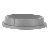 Amerbox 691427 - Tapa con orificio para contenedor redondo de 80 L, 515 mm de diámetro x 107 mm de alto, 12 unidades