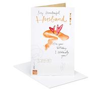 American Greetings Tarjeta de cumpleaños para marido (I Celebrate You)