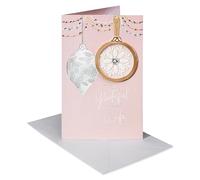 American Greetings Tarjeta de Navidad para esposa con adorno de recuerdo (divertida y hermosa)