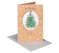American Greetings Tarjeta de Navidad para esposa (Our Life Together)