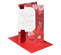 American Greetings Tarjeta de Navidad para hija y familia (Won&as You)